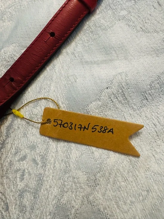 Louis Vuitton Red Cluny Epi Leather Bucket Shoulder Bag - Picture 13 of 13